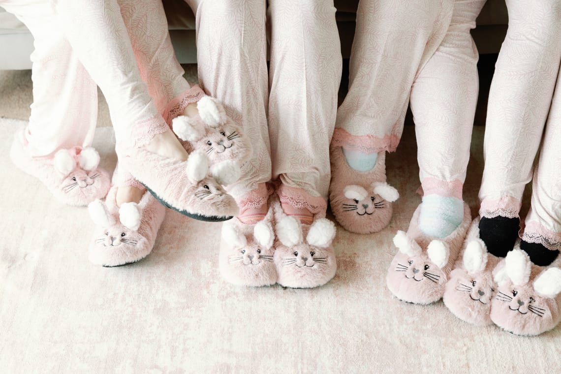 Bunny slippers