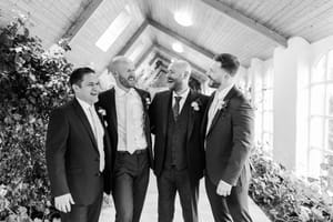 Groom and groomsmen